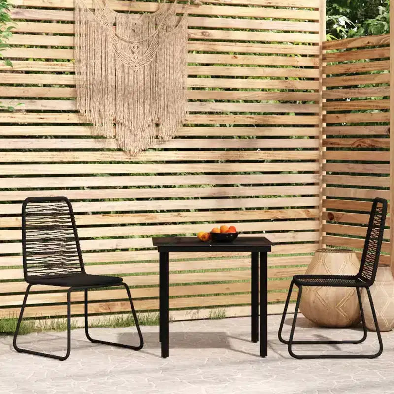 vidaXL terras-eetset, buiteneetset met tuintafel en stoelen