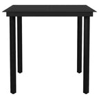 vidaXL terras-eetset, buiteneetset met tuintafel en stoelen