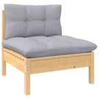 vidaXL Modular Garden Lounge Set with Cushions