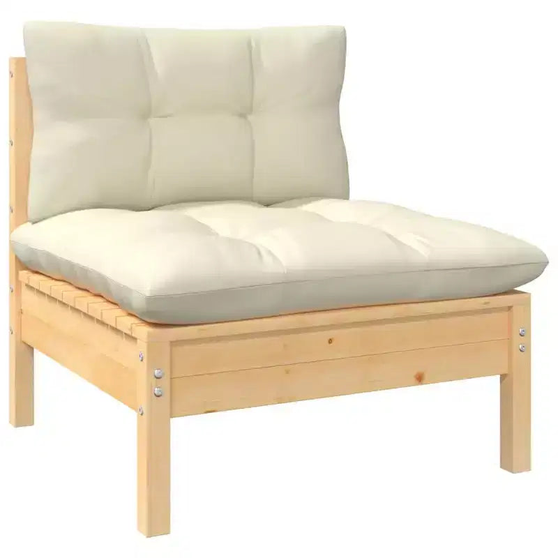 vidaXL Modular Garden Lounge Set with Cushions
