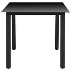 vidaXL Garden Dining Set with Adjustable Backrest
