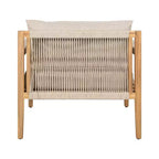 Christopher Knight Home Ashok Modern Patio Acacia Wood Seating Set with Slatted Side Table