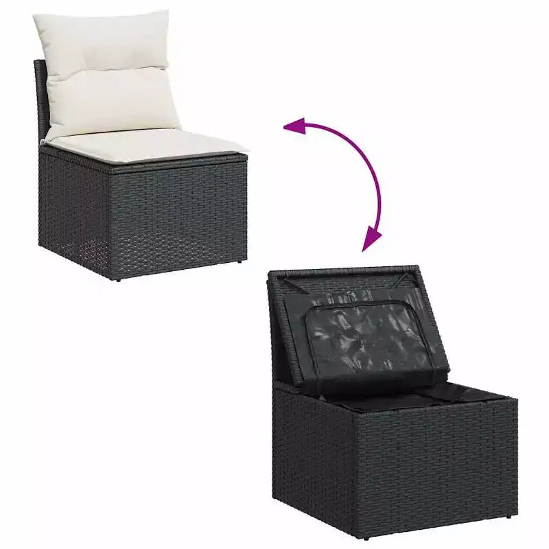 vidaXL loungeset voor buiten met kussens – keuze uit talloze kleuren