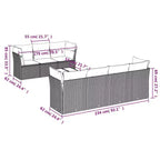 vidaXL Sofa Set