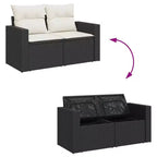 vidaXL moderne modulaire loungeset voor buiten met kussens