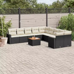 vidaXL moderne modulaire loungeset voor buiten met kussens