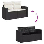 vidaXL moderne modulaire loungeset voor buiten met kussens