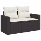 vidaXL moderne modulaire loungeset voor buiten met kussens