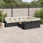 vidaXL moderne modulaire loungeset voor buiten met kussens