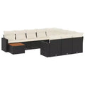 vidaXL moderne modulaire loungeset voor buiten met kussens