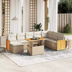 vidaXL modulaire loungeset voor in de tuin met kussens in meerdere kleuren
