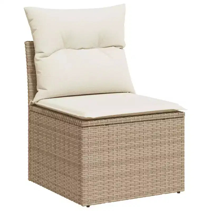 vidaXL modulaire loungeset voor in de tuin met kussens in meerdere kleuren