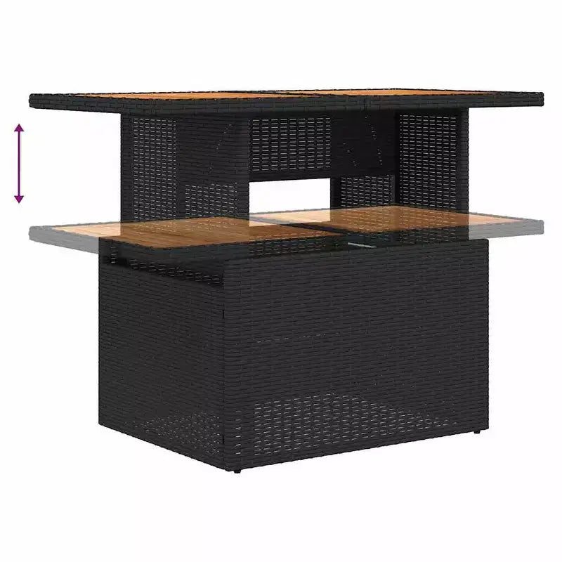 vidaXL modulaire loungeset voor in de tuin met kussens in meerdere kleuren
