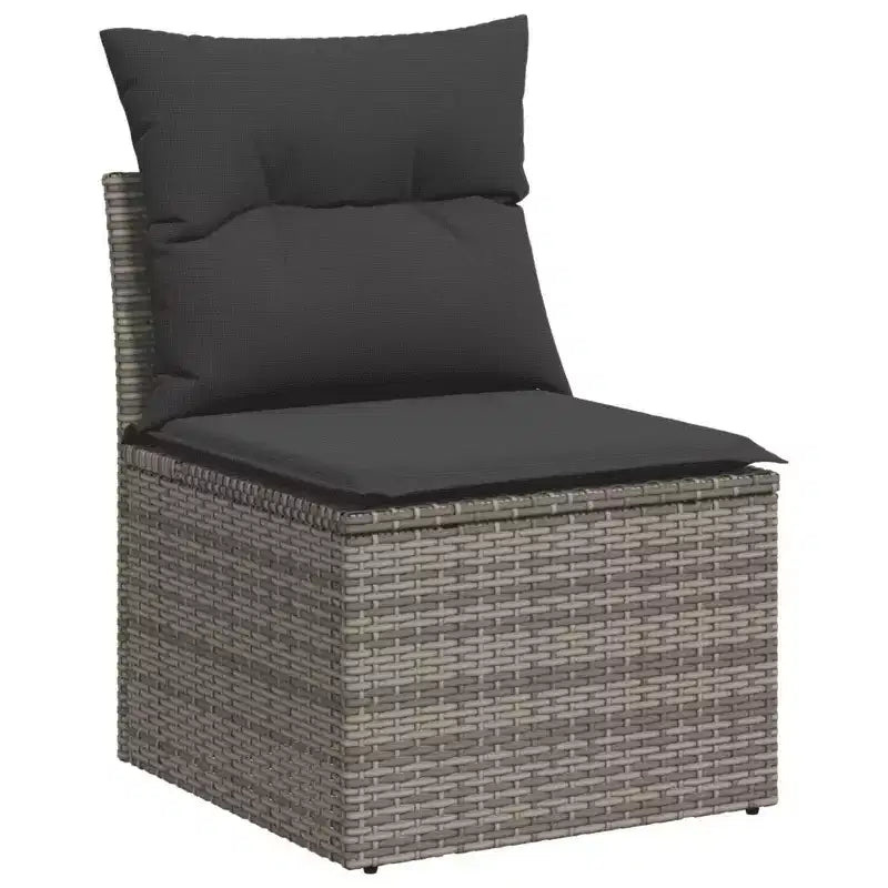 vidaXL modulaire loungeset voor in de tuin met kussens in meerdere kleuren