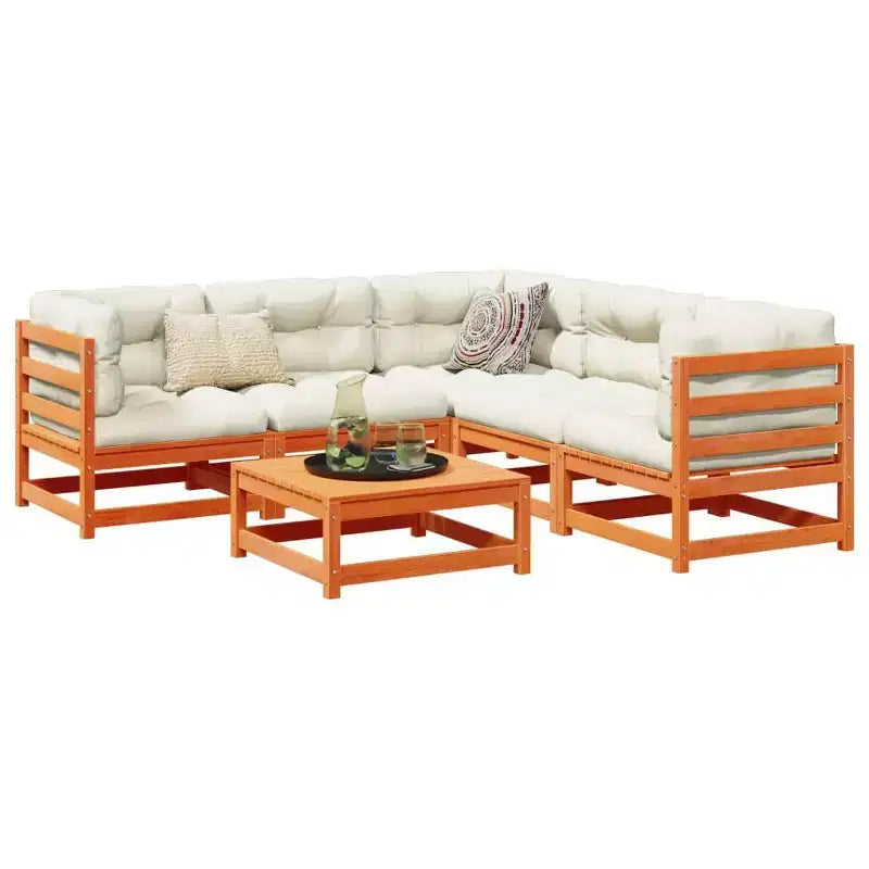 vidaXL Garden Sofa Set - Solid Wood Pine in Various Colors