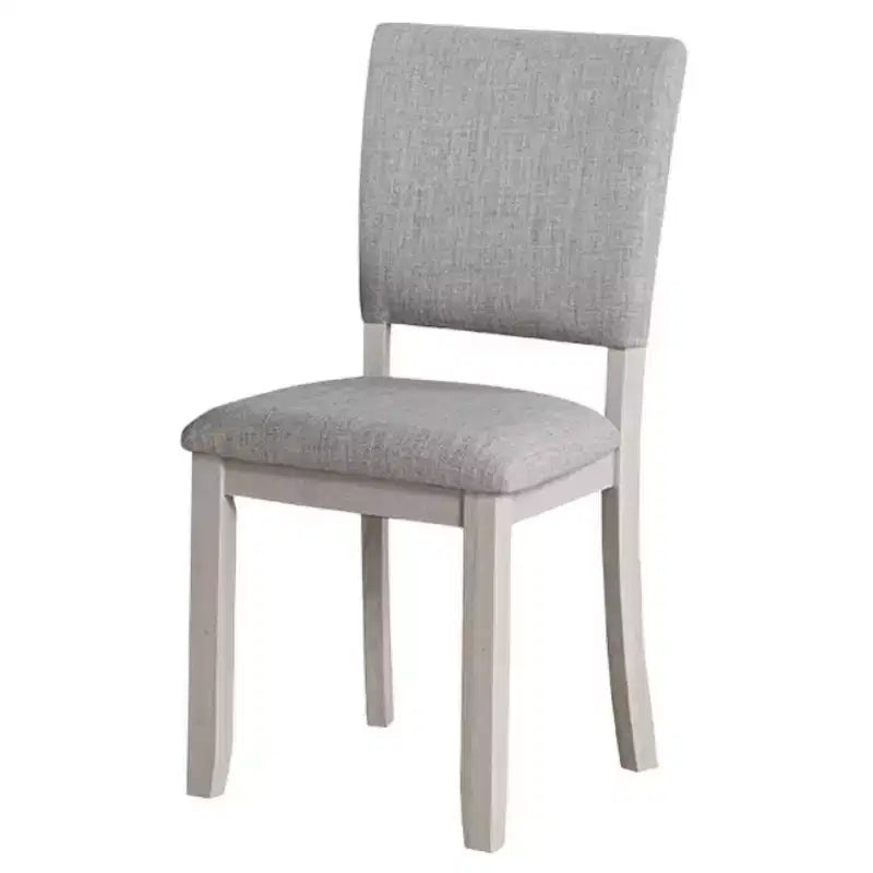 GDFStudio Carter Transitional 5-Piece Wood Dining Table Set with Upholstered Chairs