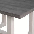 GDFStudio Carter Transitional 5-Piece Wood Dining Table Set with Upholstered Chairs