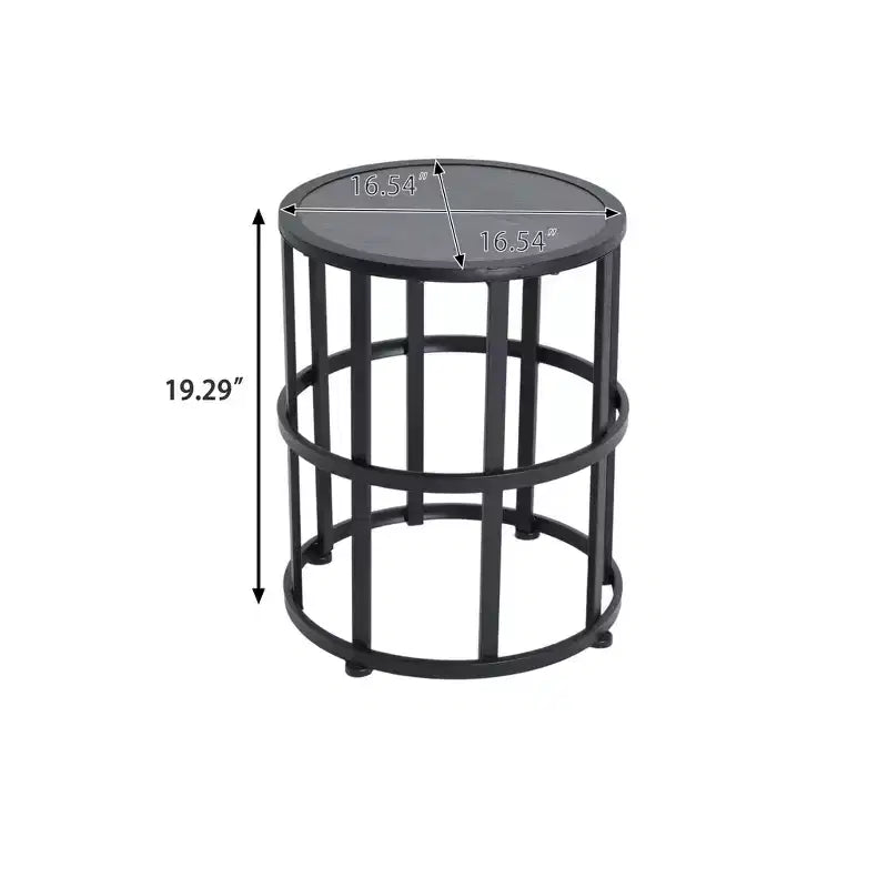Christopher Knight Home Rizky moderne 3-delige acaciahouten loungeset voor twee voor op het terras, met rugleuningen met 5 standen en tafel