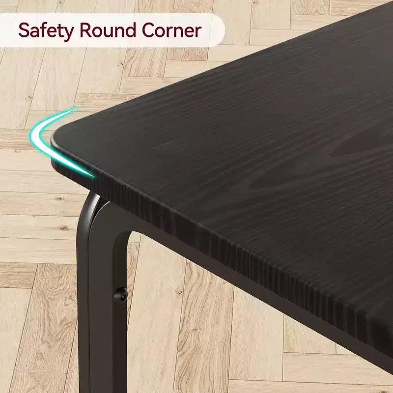 COZONY 5-delige keukentafel- en stoelenset voor 4 personen, rechthoekige eetkamerset met 4 gestoffeerde stoelen, ruimtebesparende diningset