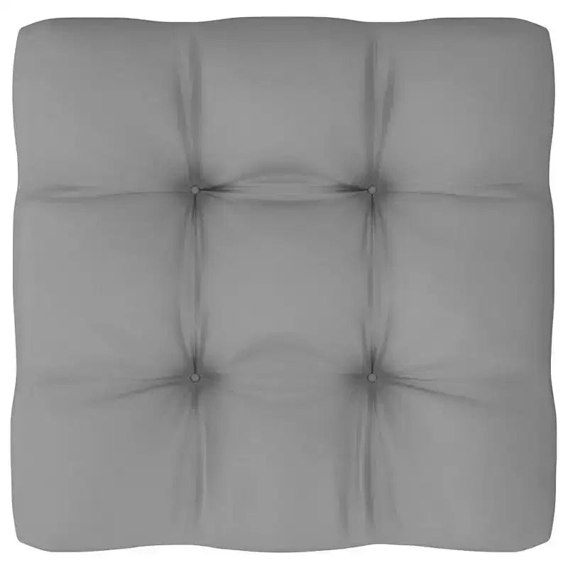 vidaXL Garden Lounge Set Grey cushions Solid pinewood Large Modular