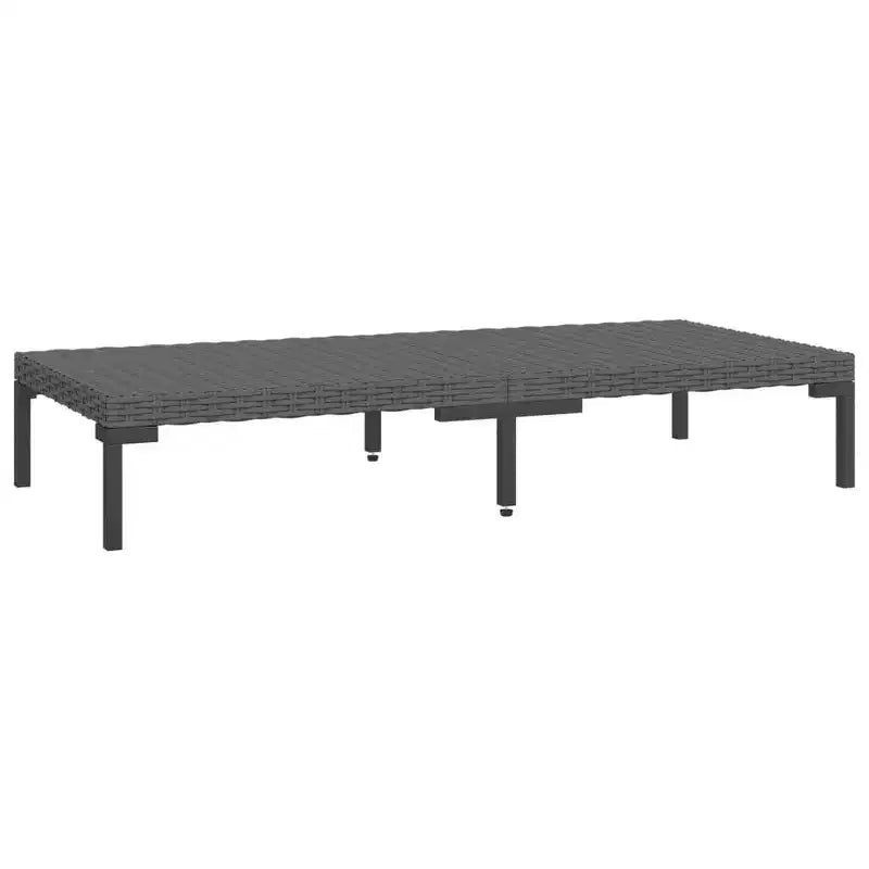 vidaXL Garden Lounge Set Dark Grey Powder-coated steel Large