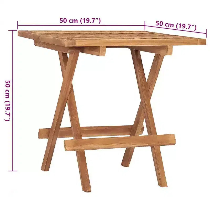 vidaXL Outdoor Dining Set Natural wood