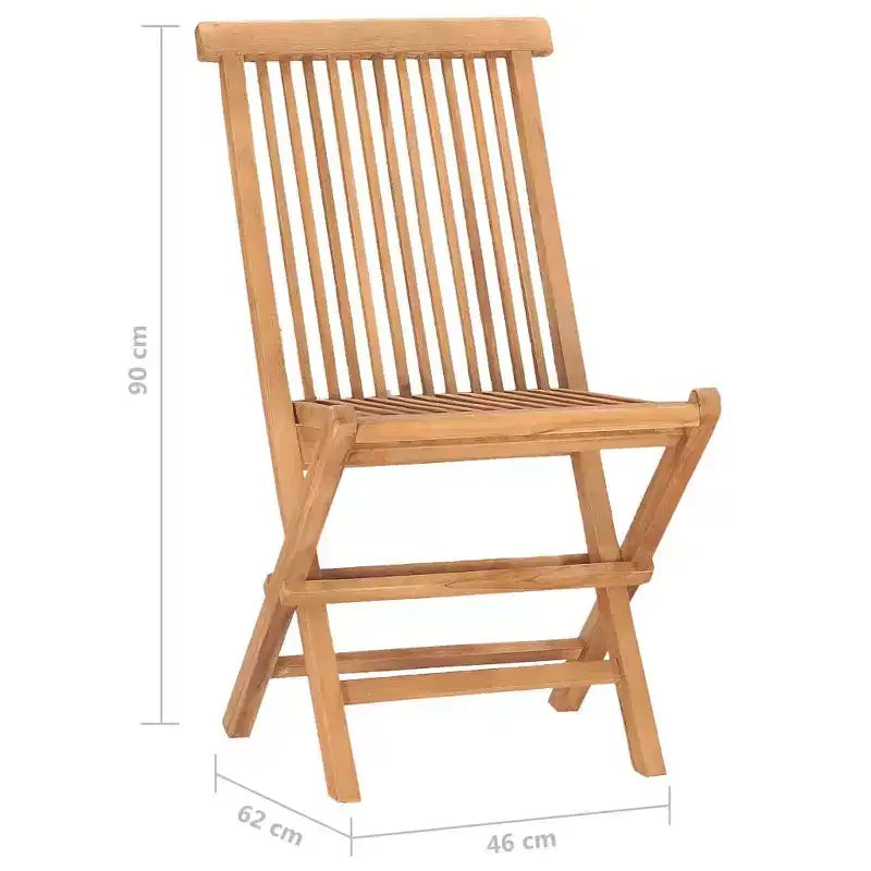vidaXL Outdoor Dining Set Natural wood