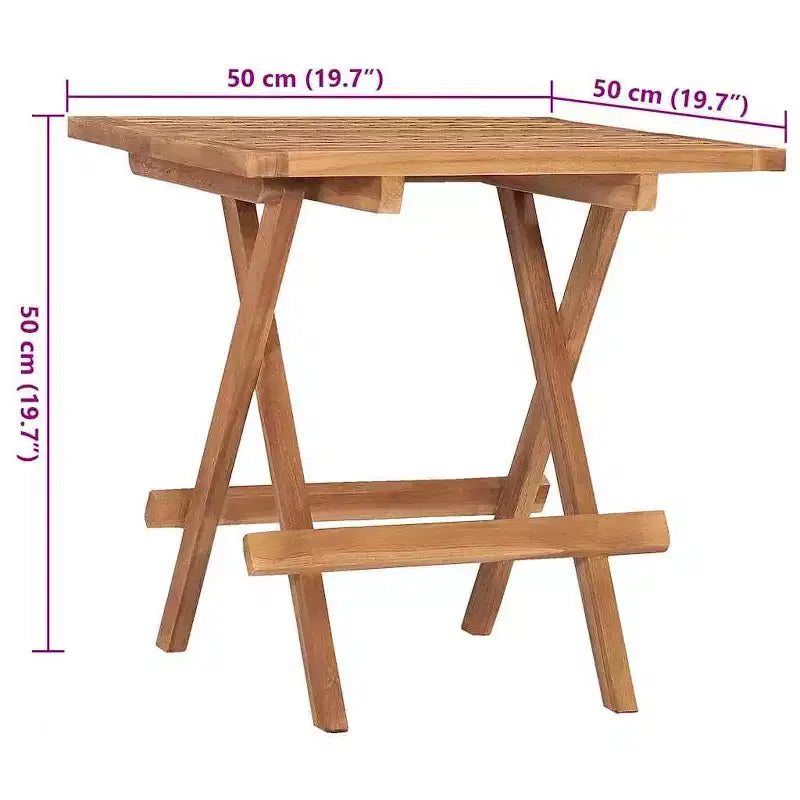 vidaXL Outdoor Dining Set Natural wood