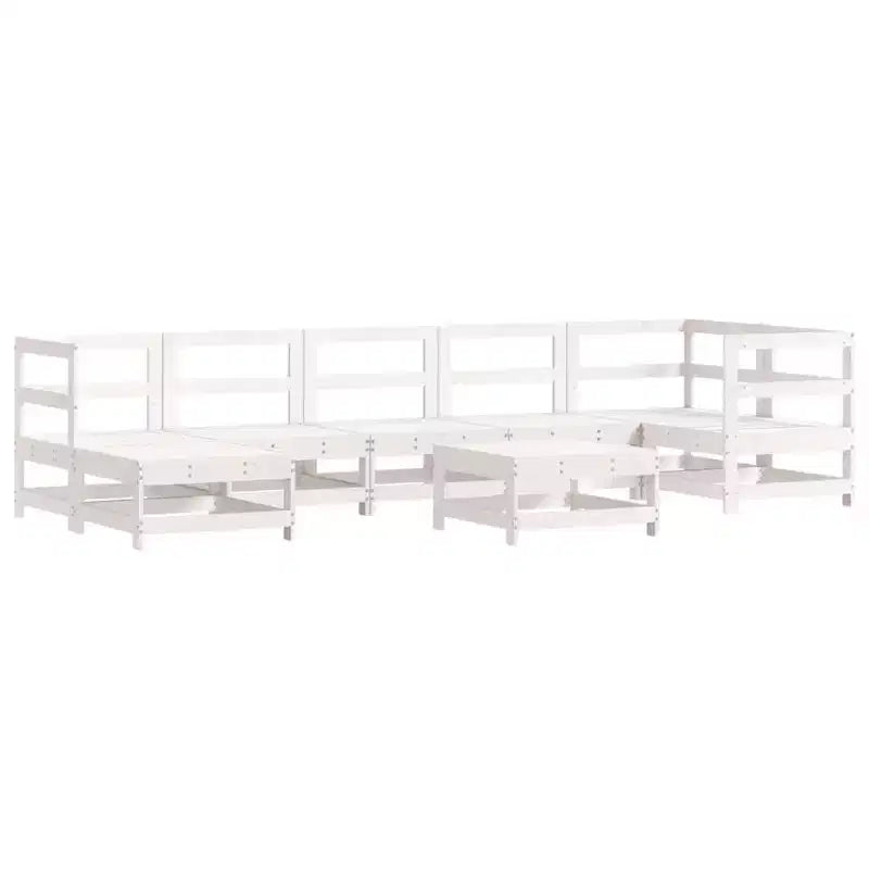 vidaXL Garden Lounge Set Natural wood Solid pine wood, Plywood Large