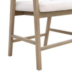 Christopher Knight Home Mirae Mid-Century Modern 5 Piece Rubberwood Rattan Counter Stools with Fluted Counter Table