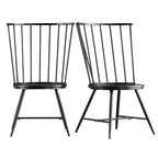 Norfolk ronde eettafelset van 5 delen met walnootafwerking – INSPIRE Q