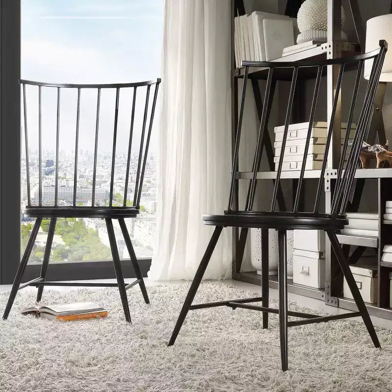 Norfolk ronde eettafelset van 5 delen met walnootafwerking – INSPIRE Q