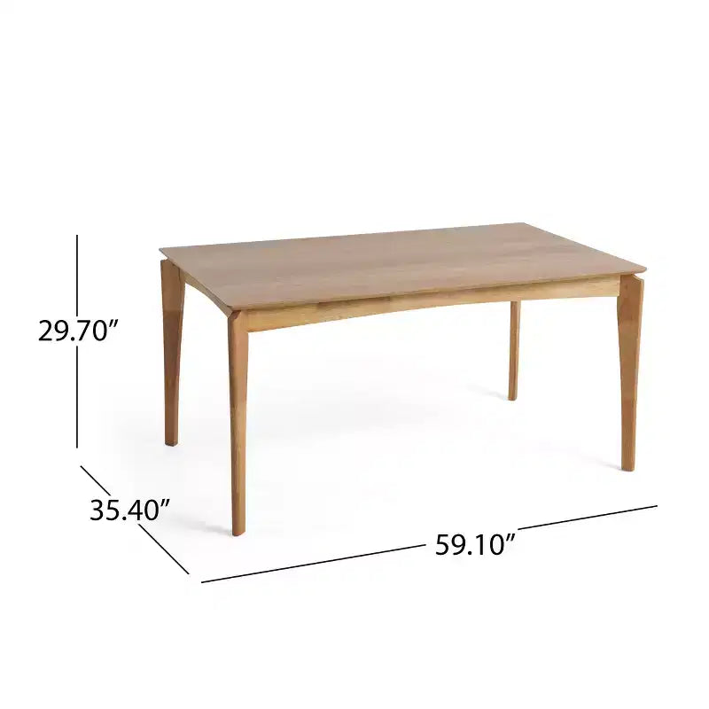 Christopher Knight Home Everett Mid-Century Modern 5-Piece Wood Dining Set with 4 Upholstered Armchairs
