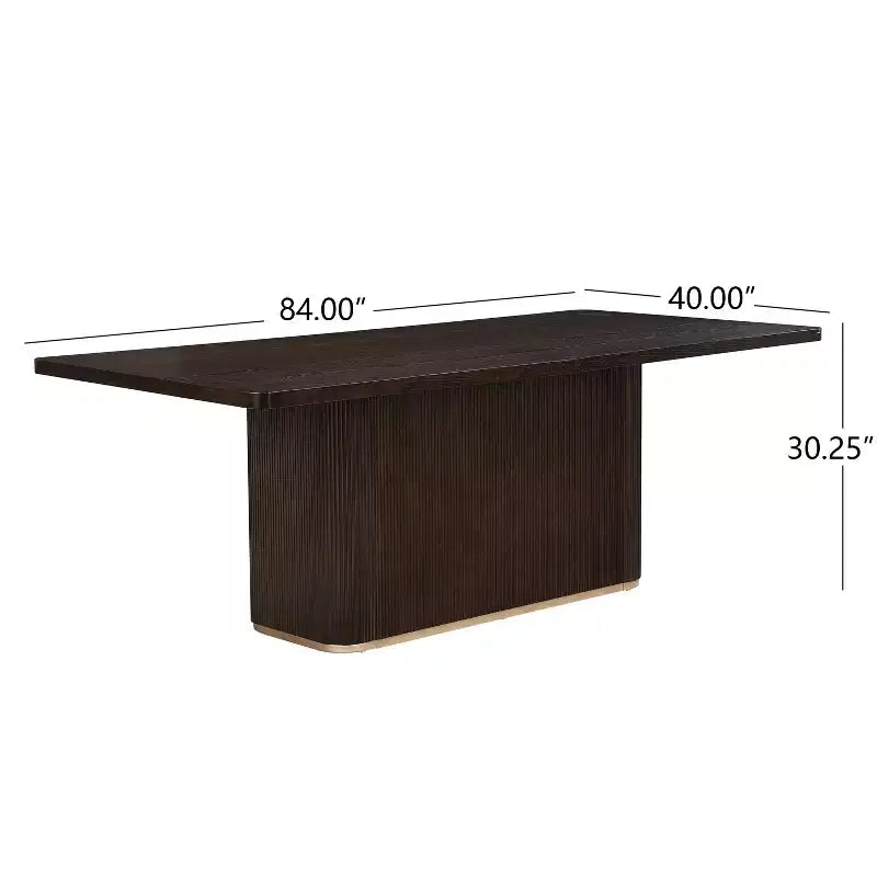 Christopher Knight Home Lindiwe moderne 7-delige eetkamerset van rubberhout met linnen bekleding en rechthoekige tafel