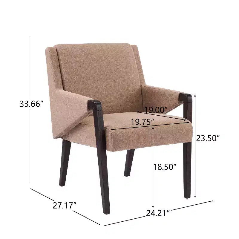 Christopher Knight Home Lindiwe moderne 7-delige eetkamerset van rubberhout met linnen bekleding en rechthoekige tafel