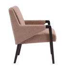 Christopher Knight Home Lindiwe moderne 7-delige eetkamerset van rubberhout met linnen bekleding en rechthoekige tafel
