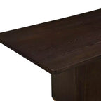 Christopher Knight Home Lindiwe moderne 7-delige eetkamerset van rubberhout met linnen bekleding en rechthoekige tafel