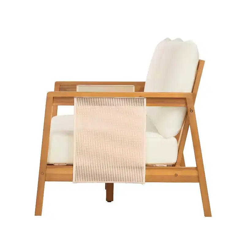 ModernLuxe 2/4pcs Patio Sofa Set Outdoor Conversation Chat Set Weather-resistant Garden Seating Group with Soft Cushion & Coffee Table