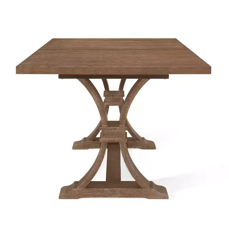 7pc Maria French Country Wood and Cane Expandable Dining Set Natural/Beige - Christopher Knight Home