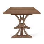7pc Maria French Country Wood and Cane Expandable Dining Set Natural/Beige - Christopher Knight Home