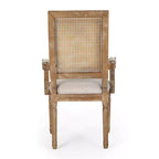 7pc Maria French Country Wood and Cane Expandable Dining Set Natural/Beige - Christopher Knight Home