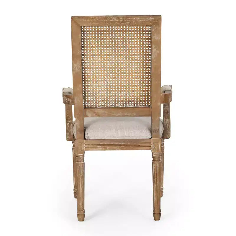 7pc Maria French Country Wood and Cane Expandable Dining Set Natural/Beige - Christopher Knight Home