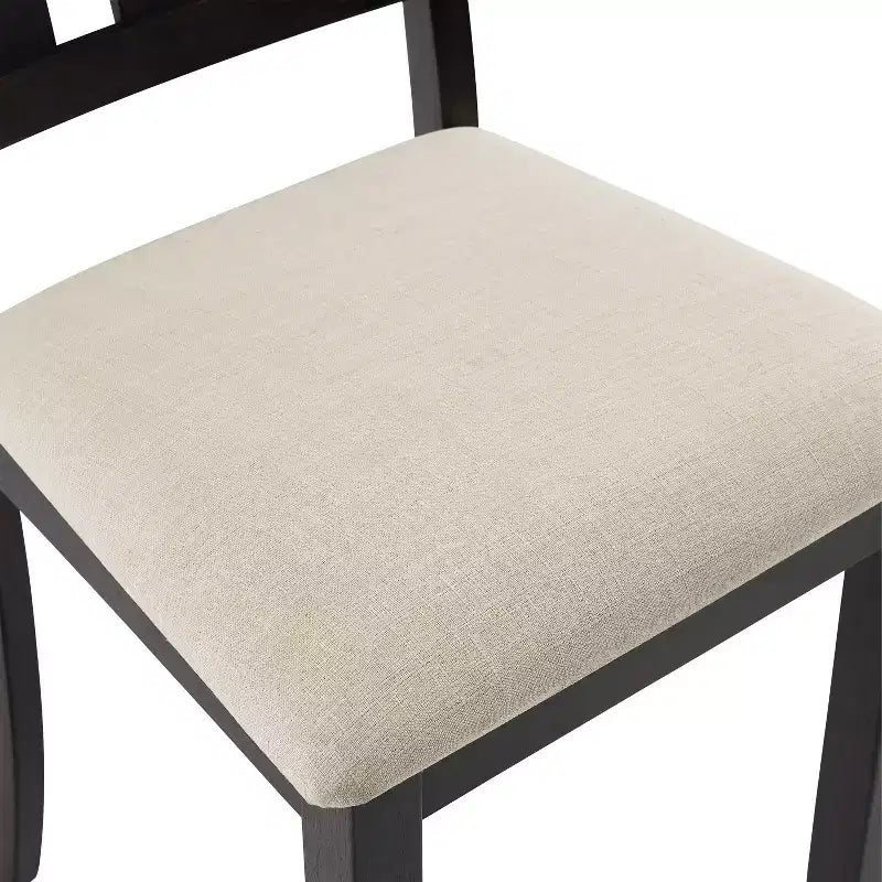 Hayden 6-delige uitschuifbare eetkamerset met bank en 4 stoelen met spijlenrugleuning, leigrijs - Crosley
