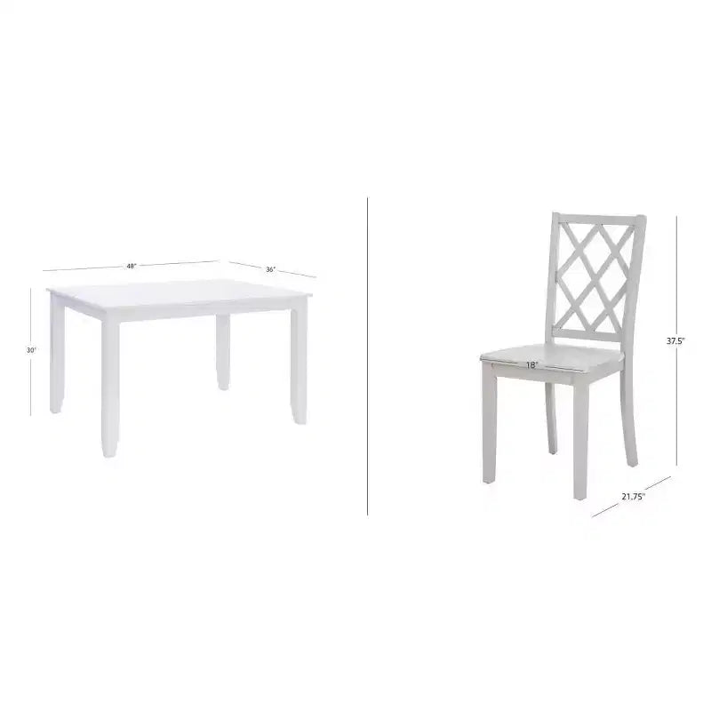 Powell 5pc Shelby Rectangle Counter Height Dining Set Gray