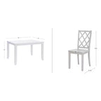 Powell 5pc Shelby Rectangle Counter Height Dining Set Gray