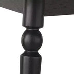Lifestorey Bertona 5pc Faux 46" Marble Round Dining Set Black/Beige