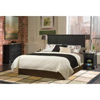 3-delige Bedford-slaapkamerset voor queensize bed, zwart - Home Styles