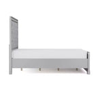 3pc Queen Tenaya Bed with 2 Nightstands Set Silver/Gray - HOMES: Inside + Out