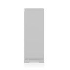6pc California King Tenaya Bedroom Set Silver/Gray - HOMES: Inside + Out: Glamorous Design, Mirrored Trim, Button Tufted