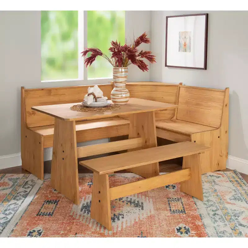 Whatley Corner Nook Dining Set - Linon